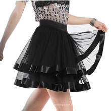 Women Black Tutu Skirt tulle Ballet pettiskirt Klit Belly Dance Miniskirt skater Saia faldas Summer Girl fitness Grunge Skirts